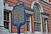 Историческое общество Пенсильвании Historical Marker 1300 Locust St Philadelphia PA (DSC 3227) .jpg