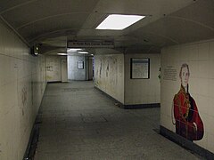 Wellington in de tunnel vanaf Wellington Monument