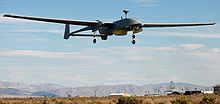 IAI Heron, an unmanned surveillance and reconnaissance aerial vehicle developed by the Malat (UAV) division of Israel Aerospace Industries IAI Heron 1 in flight 1.JPEG