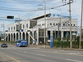 Bâtiment de la station, en 2008.