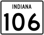 State Road 106 marker