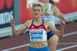 Europameisterin Irina Dawydowa