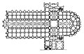 Ground plan of the church.