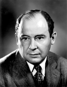 John von Neumann, consultant to the RAND Corporation JohnvonNeumann-LosAlamos.gif