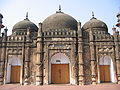 Image 19The Khan Mohammad Mridha Mosque on Lalbagh road is situated less than half a kilometre west of the Lalbagh Fort, in an area called Atish Khana in old Dhaka. Two Persian inscriptions, one over the central archway and the other over the central Mihrab, speak of its construction during 1704–05 AD. Photo Credit: Ragib Hasan