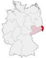Lage des Landkreises Görlitz in Deutschland