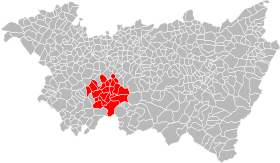 Localisation de Communauté de communes du Pays de Saône et Madon