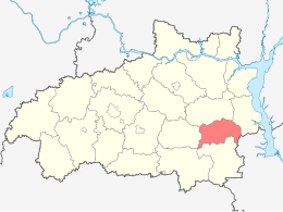 Verchnelandechovskij rajon – Mappa
