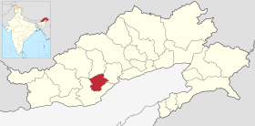 Localisation de District du bas Subansiri