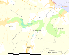 Poziția localității Estrébœuf