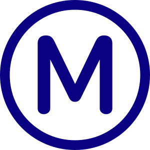 Paris Metro logo Español: Logo del Metro de Pa...
