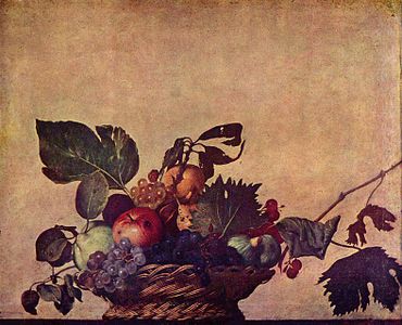 Corbeille de fruits, Caravage.