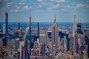 Midtown Manhattan as seen from the One World Trade Center