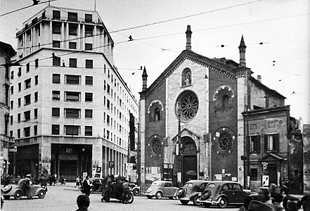 L'église dans les années 1940