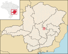 Poziția localității Congonhas do Norte