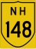 National Highway 148 marker