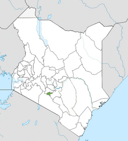 Loko de Nairobi City County (Verda)