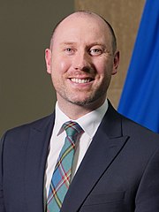 Neil Gray, the incumbent Cabinet Secretary for NHS Recovery, Health and Social Care within the Scottish Government Official portrait of wellbeing economy secretary Neil Gray (cropped 1).jpg