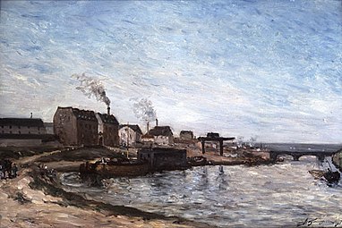 Le Pont de Grenelle, 1875, Paul Gauguin, musée Wallraf Richartz, Cologne.