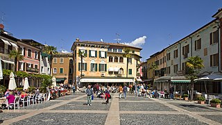 Piazza Carducci is the main square in the old town