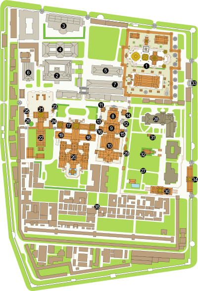 Plan of the Grand Palace, Bangkok (with labels).svg