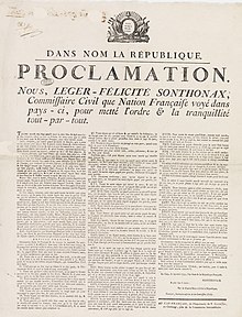 Proclamation du commissaire Sonthonax en langue créole - Archives nationales - AD-XX-C-69-A.jpg