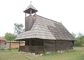 Saint Nicholas wooden church in Lelești