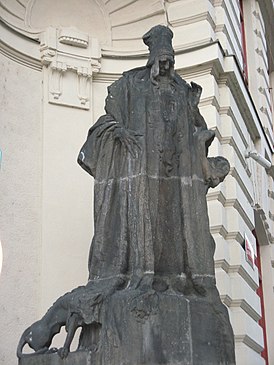 Памятник Йехуде Лёв бен Бецалелю[англ.] в Праге, Ладислав Шалоун, 1910