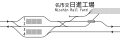 Akaike Station track diagram