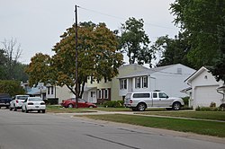 Houses in the township's eastern section