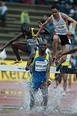 Bronzemedaillengewinner Richard Kipkemboi Mateelong (hier im Jahr 2010)