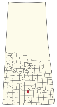 Location of the RM of Caron No. 162 in Saskatchewan