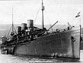 SMS Gäa - Porta-torpedeiros austro-húngaro com bandeira naval, período da Primeira Guerra Mundial