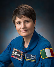 Samantha Cristoforetti, 541st person in space, who has performed the longest single spaceflight by a woman, as of 2015 Samantha Cristoforetti portrait.jpg