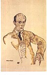 „Porträt des Arnold Schönberg“ von Egon Schiele (1917)