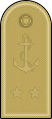 Hodnostní označení ammiraglio di divisione na náramenících