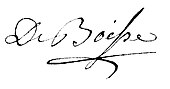 signature de Barthélemy de Boisse