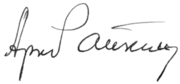 Signature of Arkady Raikin.png