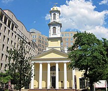 St. John's Episcopal Church, built in 1816 in Washington, D.C., is known as the "Church of the Presidents" for the many presidents who have worshiped there. St. John's Episcopal Church.JPG