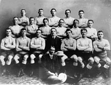 The first New South Wales team to go to Queensland in 1910. StateLibQld 1 135567 New South Wales Rugby League team, first to come north, 1910.jpg