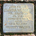 Stolperstein für Johanna Weinberg (Ottostraße 44)