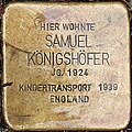Stolperstein für Samuel Königshöfer (Dasselstraße 77)