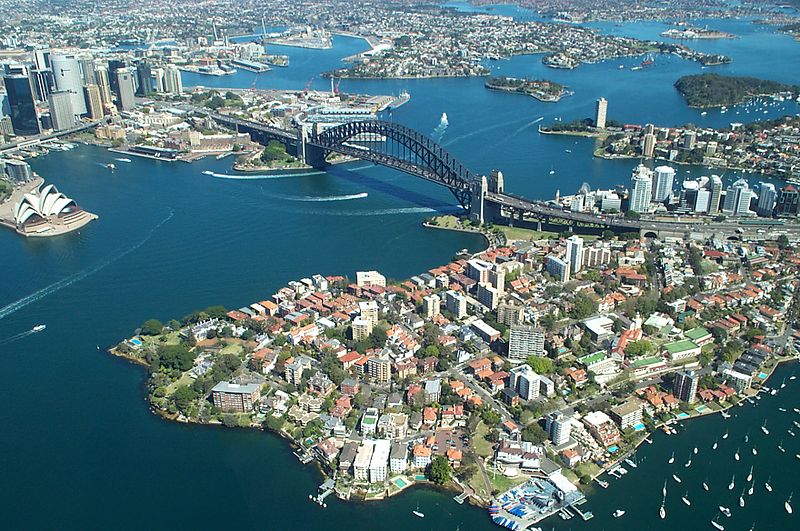 File:Sydney Harbour Bridge from the air.JPG