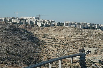 Tunnel on Highway 60, leading from Jerusalem t...