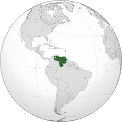 Venezuela haritadaki konumu