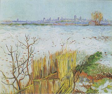 Paysage enneigé, 1888