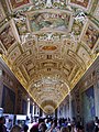 قاعة الخرائط في متحف الفاتيكان.