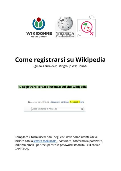 Come registrarsi su Wikipedia