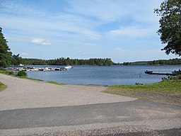 Änghultasjön fotograferad från Klavreström