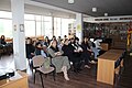 The participants are listening a lecture